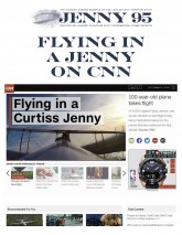 Watch CNN Video of the Jenny flyingat Rhinebeck Aerodrome