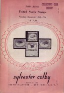 Catalogue Cover for 1956 Sylvester Colby Sale