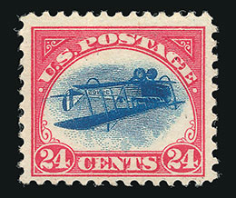 Image of the Inverted Jenny Stamp